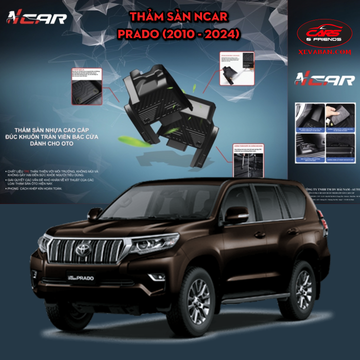 Thảm sàn Ncar cho TOYOTA PRADO